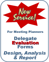 Delegate Evaluation Form Design Analysis and Report